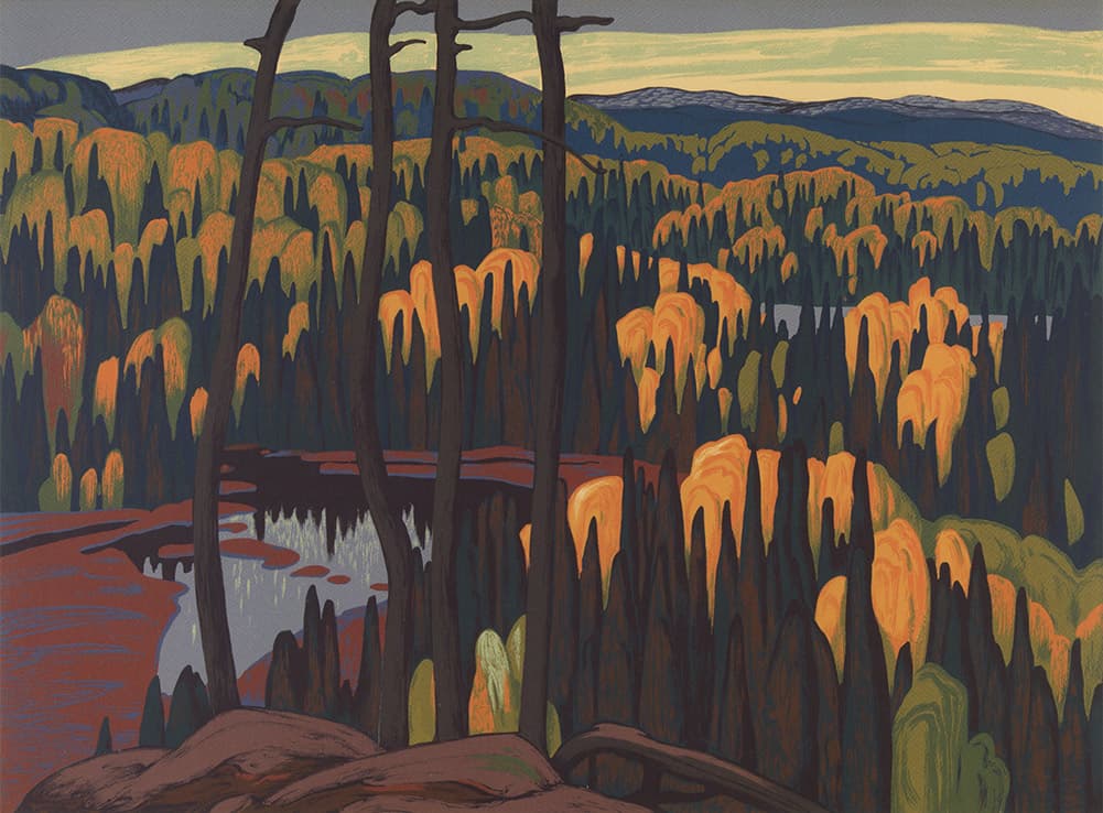 Algoma Country (1947) — Sampson-Matthews oil silkscreen by lawren harris