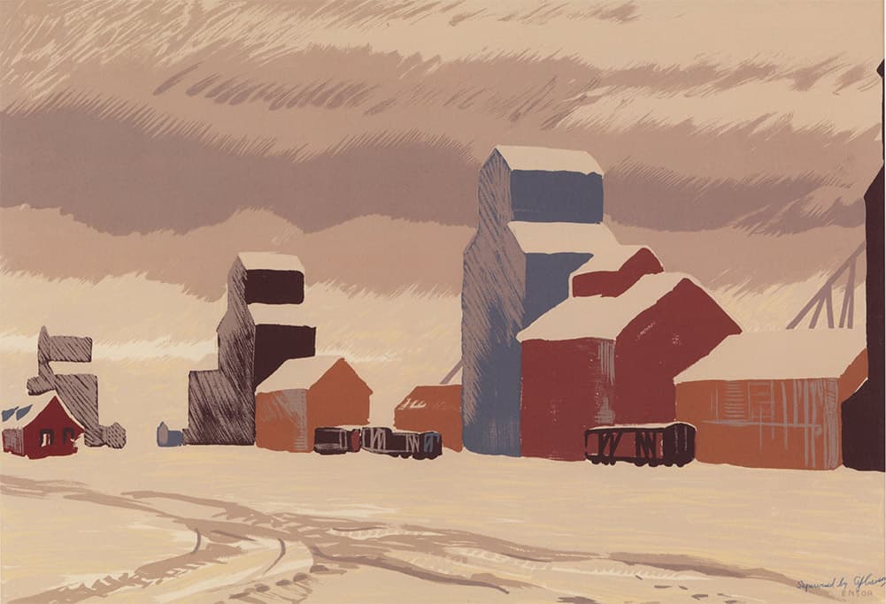 Summer’s Stores (1947–1953) — Sampson-Matthews oil silkscreen by john ensor